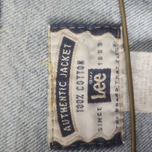 Lee Authentic Denim Jacket With Beautiful Patch On The Back